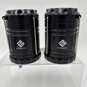 Lot of 2 - ETEKCITY Camping, Emergency‎ LED Lanterns Model # CL10